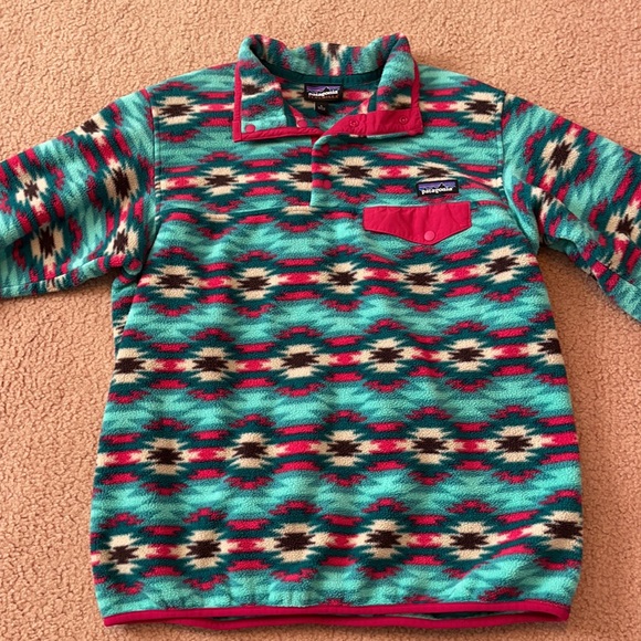 Women’s Lightweight Synchilla Snap-T Fleece Pullover.  Wild Desert Print. Rare. - Picture 5 of 7